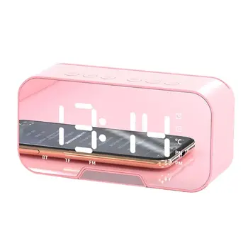 

Wireless Bluetooth Speaker with Dual Alarm Clock LED Display Screen Music Player for Office Bedroom