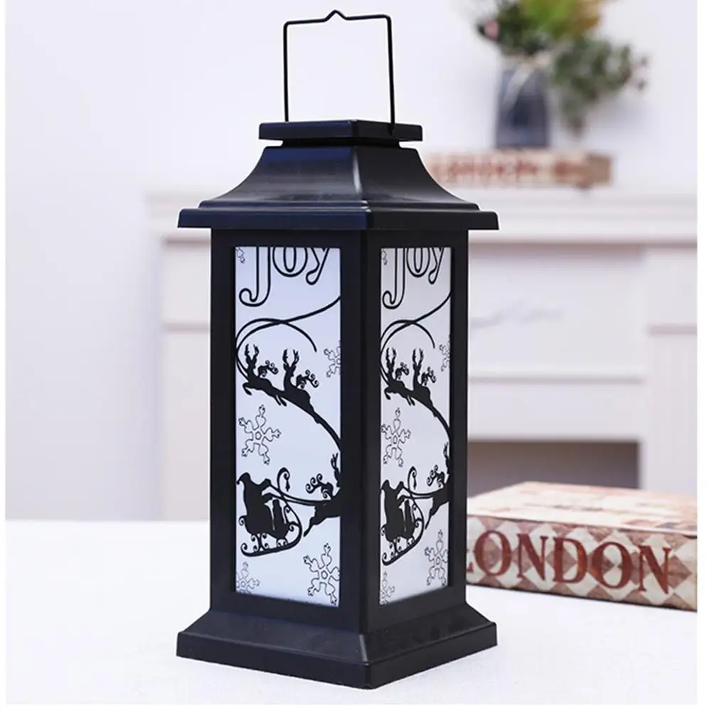 Christmas night light portable simulation flame night light starry sky Christmas wind lighting modular touch lights 30O7