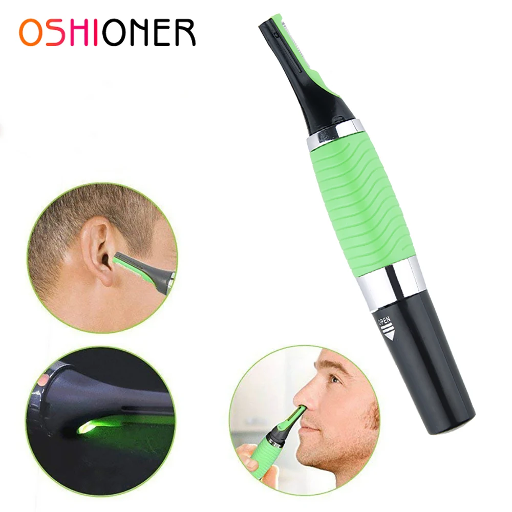 

OSHIONER 1PC Electric Ear Nose Neck Eyebrow Trimmer Implement Hair Removal Shaver Clipper for Man and Woman