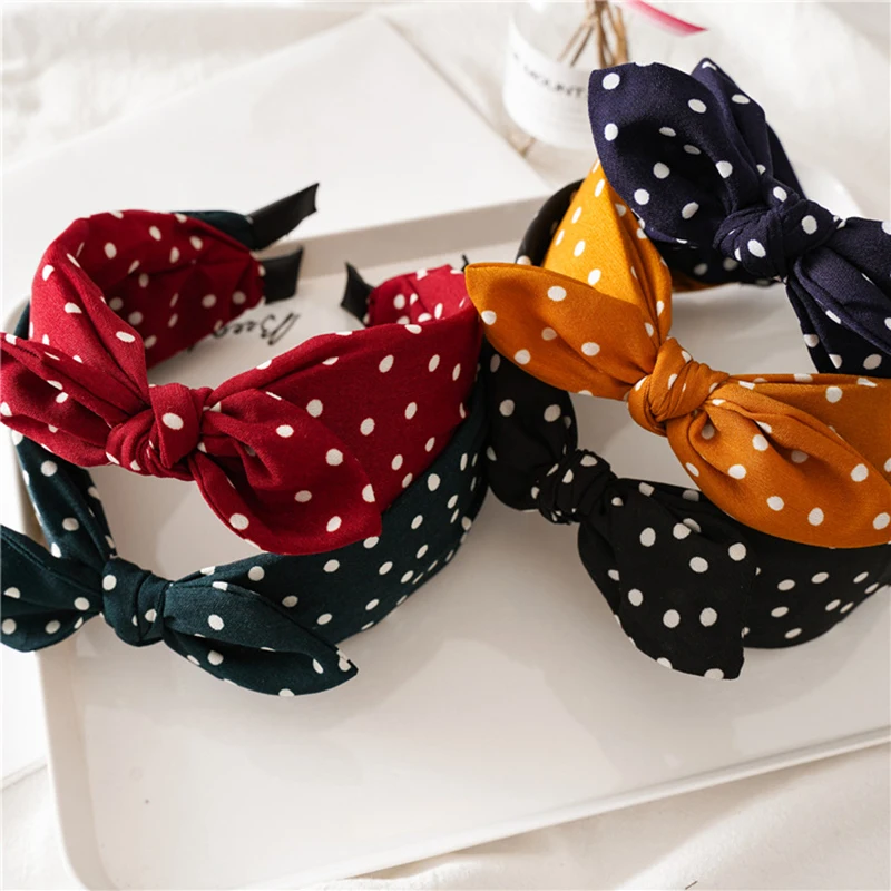 Fashion Women Big Bow Headband Hair Hoop Bands Girls Bowknot Wide Hairbands Ornaments for Girls Hair Accessories Headdredss head wrap for women