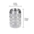 DSYCAR 4pcs Silver Car Tire Valve Stems Cap Knurling Style Tire Valve Cap Aluminum Tire Wheel Stem Air Valve Cap for US Schrader