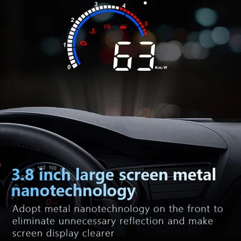 

Smart Car Display HD Speed Projector Automobile Universal HUD Heads-up Display TD326