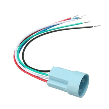 

Hot 1Pcs Socket Plug For 16mm/19mm 5 Pin Metal Push Buttons Switch Wire Socket Connector