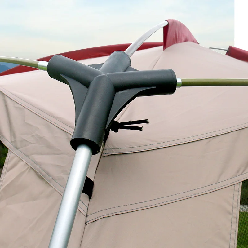 High Quality Large Gazebo Sun Shelter Camping Tent Ultralight Beach Tent 5-8 Person 365x365x210cm for camping tent portable tent pop up gazebo tent