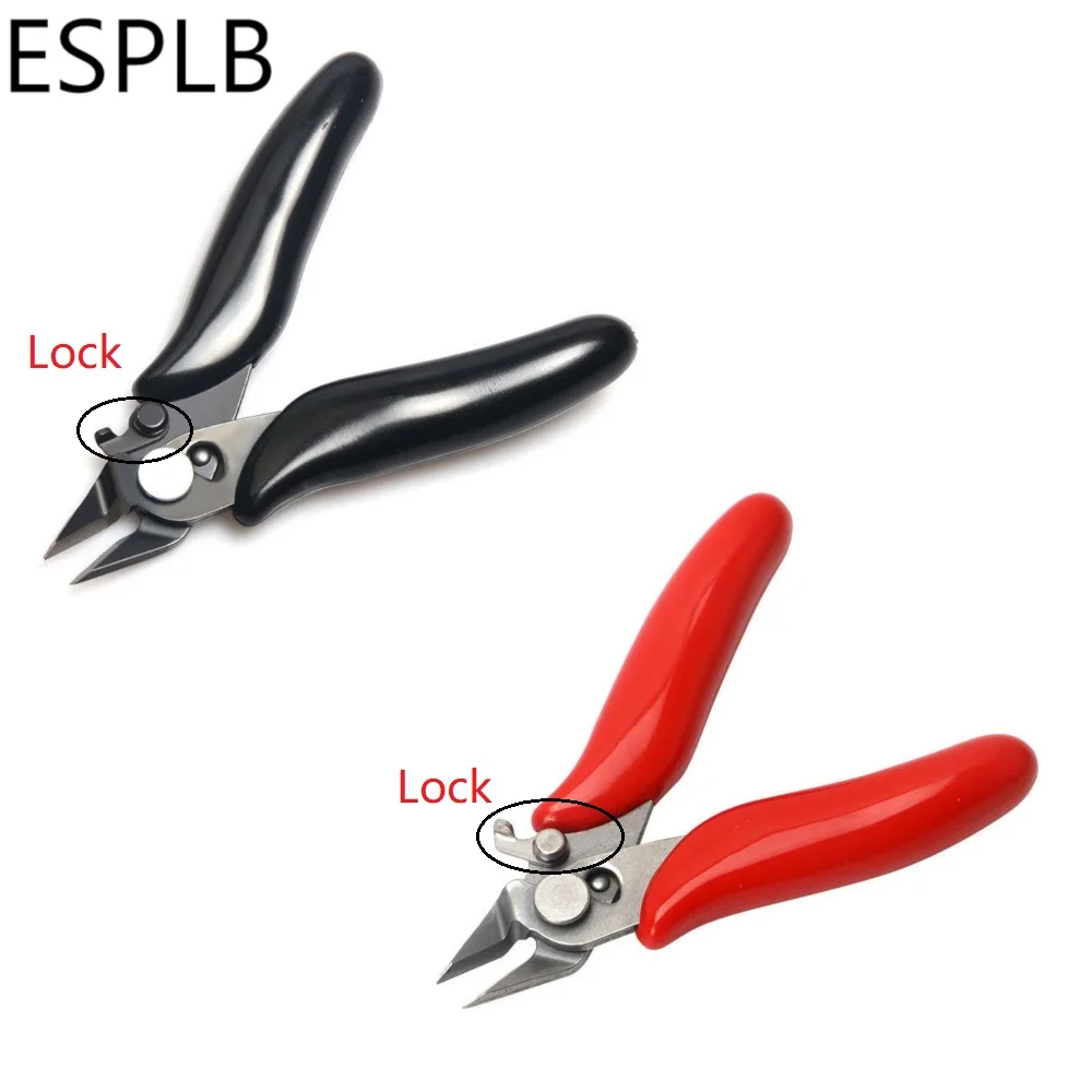 ESPLB 3.5'' Mini Wire Pliers Cutters Slide Lock Diagonal Pliers