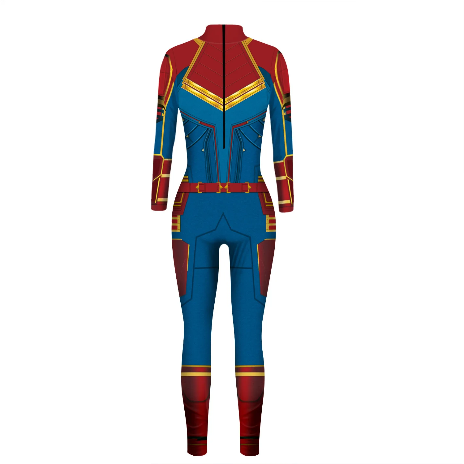 Новое поступление, карнавальный костюм капитана Марвел для девочек, Железный человек, супергерой, Карол Дэнверс, Детский комбинезон на Хэллоуин
