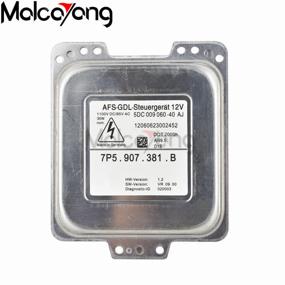 Блок управления ксеноновой фарой ЭБУ балласт 5DC009060-40 AH 5DC 009 060-40 AH 7P5. 907.381.A 5DC00906040 для Porsche
