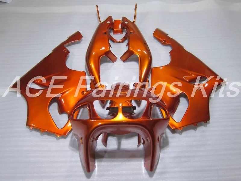 ABS обтекатель комплект подходит для Kawasaki Ninja ZX7R ZX-7R 1996-2003 96 97 98 99 00 01 02 03 Обтекатели набор на заказ все оранжевый