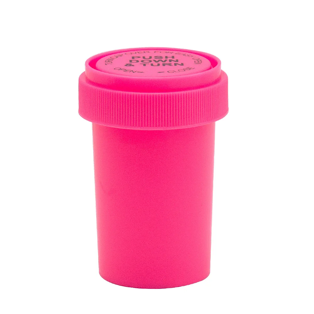 HORNET 20 Dram контейнер для флаконов с пуш-апом и поворотом акриловый пластиковый контейнер для хранения табака контейнер для таблеток Чехол для бутылки контейнер для трав - Цвет: Pink