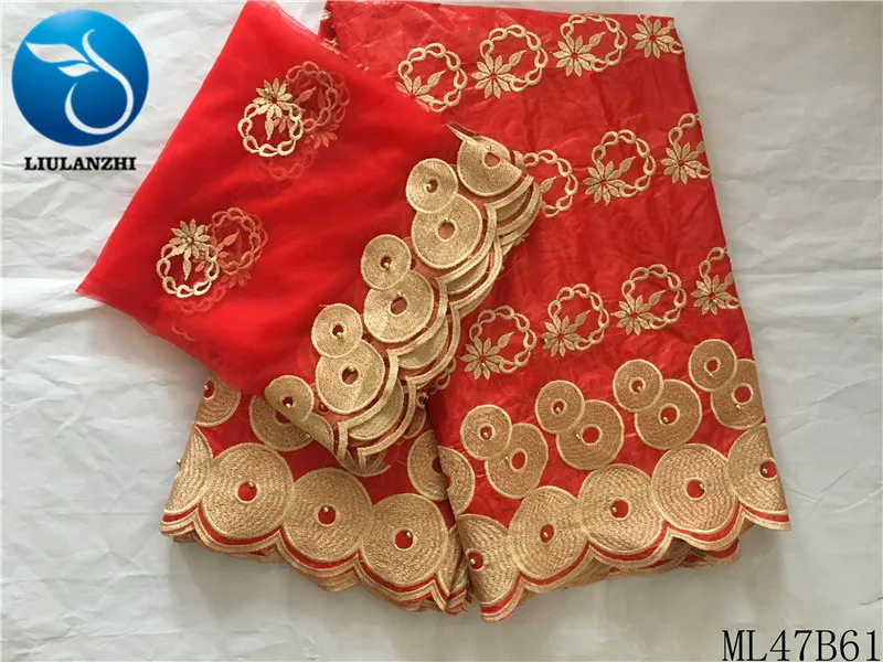 LIULANZHI хлопок парча ткань хлопок ткань Базен brode getzner белый Базен кружева ткани 5+ 2 ярдов ML47B61