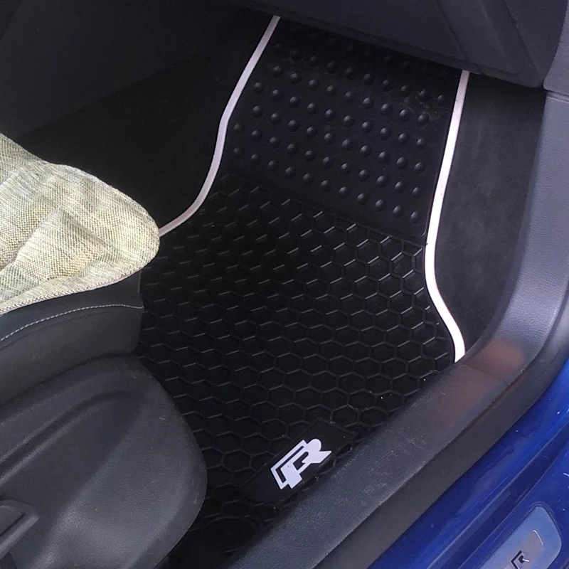 Tapis de coffre en caoutchouc imperméable personnalisé sans odeur, tapis de  sol de voiture, polymères de coffre, conduite à droite, RHD Volkswagen Golf  6, 7, GTI - AliExpress