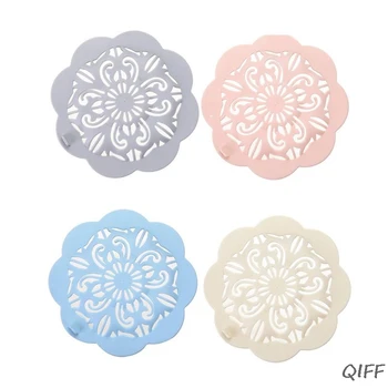 

3x Hair Catcher Bath Drain Shower Strainer Sink Cover Trap Basin Stopper Filter