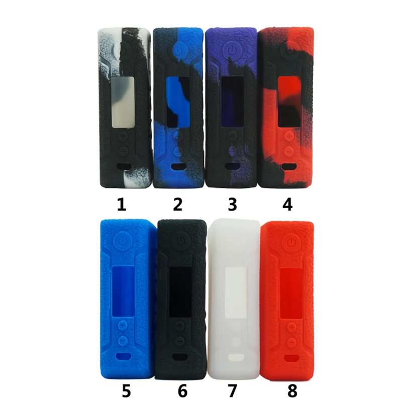 Цветной матовый защитный чехол силиконовый для Voopoo DRAG 2 Box Mod 177W Kit электронная