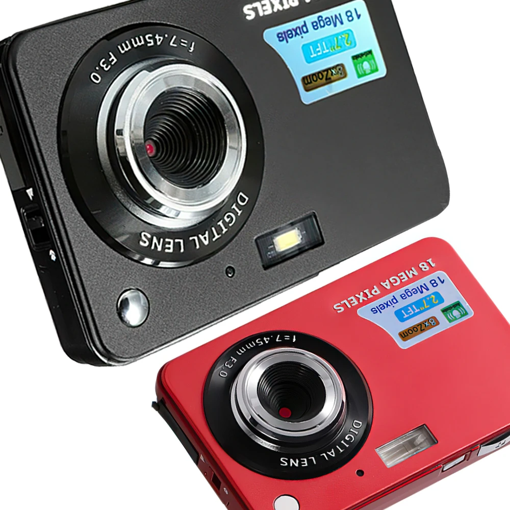 Review 2.7" HD 1080P 18MP ZOOM Mini Digital Camera DV Video Kids Camcorder Anti-Shake Photo Camera Kids Gift