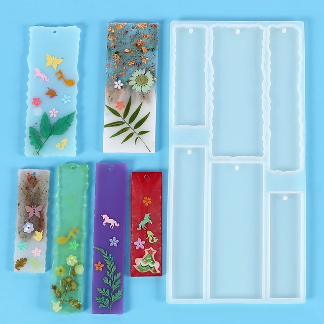 Epoxy Resin Bookmark Mould Rectangle Bookmark  Bookmark Mold Epoxy Resin -  Handmade - Aliexpress