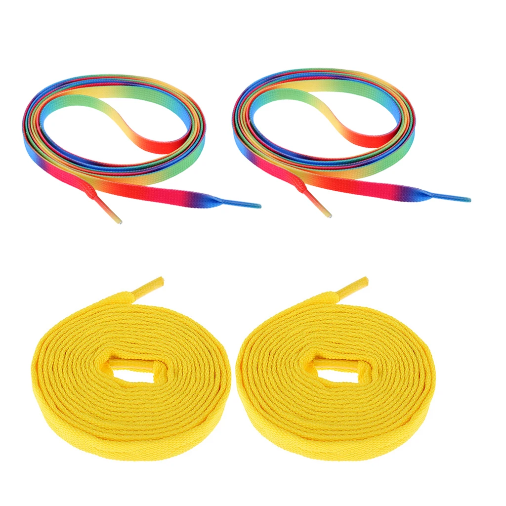 2 Pairs Roller Inline Skate Shoelaces Skates Strings Shoe Laces 180cm