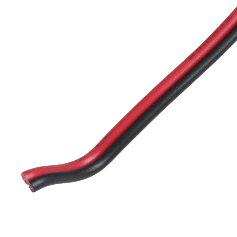 CSS 5 м 22AWG Красный Черный двухъядерный Электрический кабель провода для авто динамик