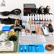 Tattoo Kit Tattoo Machines Gun With Ink Power Supply Tattoo Grips  Body Art Tools Complete Tattoo Set Accessories Supplies