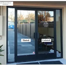 100 см х 5 м термоконтроль оконная пленка самоклеящаяся УФ-Блокировка односторонняя перспективная Тонирующая пленка для гостиной спальни ванной комнаты