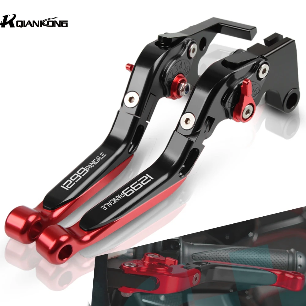 

For DUCATI 1299 Panigale/S/R 1299Panigale 2015 2016 Motorcycle Brake Levers CNC Aliuminum Adjustable Brake Clutch Lever Handbar