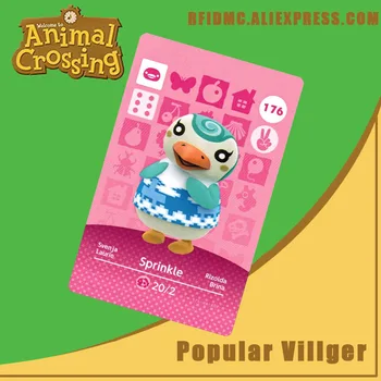 

176 Sprinkle Animal Crossing Card Amiibo for New Horizons