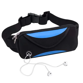 

Unisex Chest Bag Multifunction Movement Run Waist Bag Many Colours Outdoor Waterproof Storage Bag Sfashion Headphone Plug Design