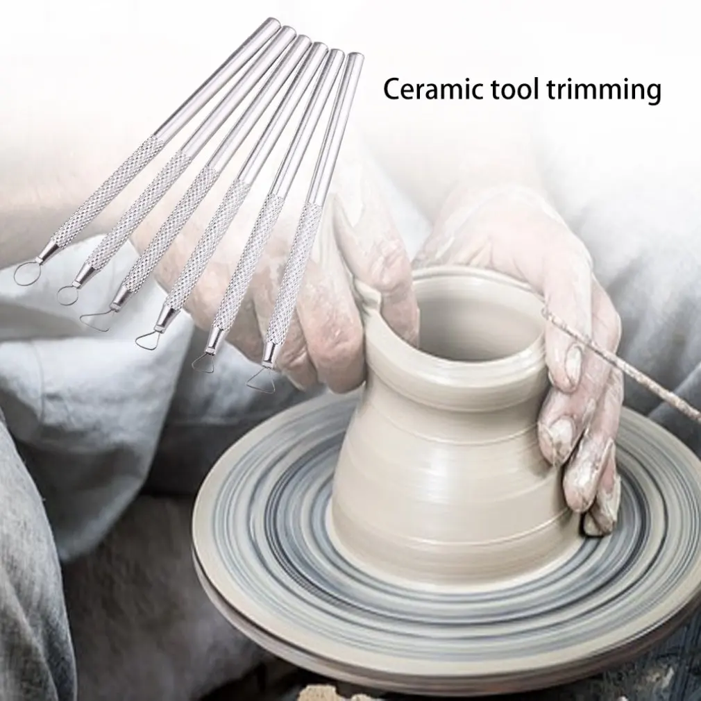 Creative Clay Tools Ceramic Tools 6 Sets Of Aluminum Rod Model Making Tools Diy Useful Crafts Making Tools