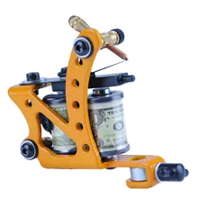 Полный комплект татуировки, одиночные тату-машинки, 6 цветов, набор чернил, блок питания, ручки, боди-арт, набор инструментов, Перманентный макияж, Набор Татуировок