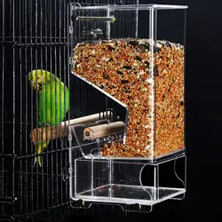 Попугай автоматическая кормушка Кормление птиц коробка Птицы поставки