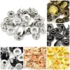 Kalaso #655 #633 #831 50sets 10mm 12.5mm 15mm Metal Press Studs Sewing Snap Button Fasteners Leather Craft Diy Supplies 1