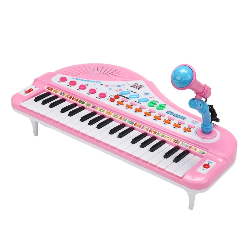 

Golden Age 37 Key Color Electronic Keyboard Can Wait