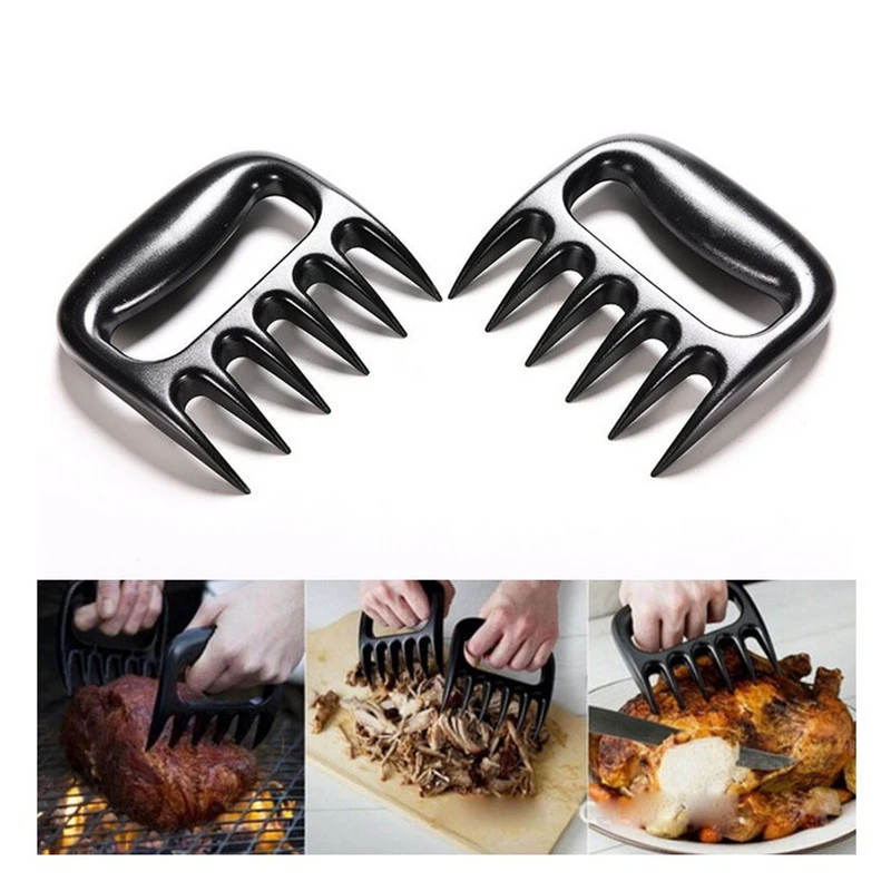New 1pc Bear Claws Barbecue Fork For Meat Shred Pork And Clamp Roasting Fork Tool For Kitchen