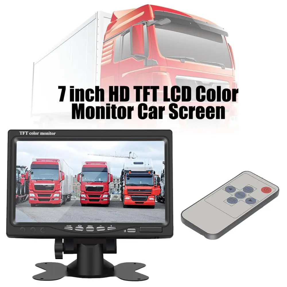 7 дюймов HD 800 × 480 TFT LCD цветной монитор Автомобильный экран для заднего вида