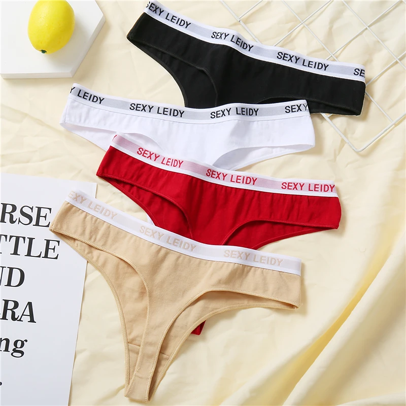 Female Sexy Panties For Women Cotton Underwear Lingerie G-String Underpants Ladies Casual Woman Intimate Thongs Size M L XL