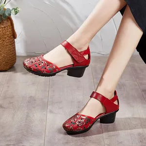 Women Flats Summer Women Genuine Leather Shoes With Low Heels Slip On Casual Flat Shoes Women Loafers Soft Nurse Ballerina Shoes
