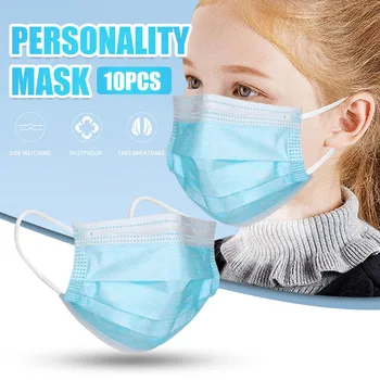 

Anti-dust Daily Care Mouth Disposable Face Masks Cover Protect Children 10PC Protection safety Fast Delivery