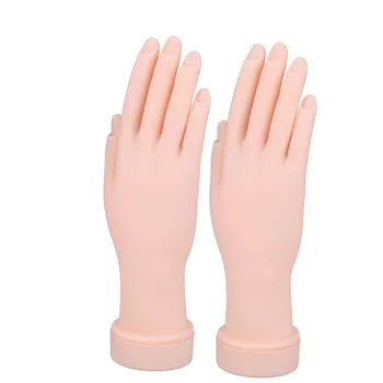 

Hand Model Practice Flexible Beginners Decorative Training Nail Art Bendable Finger Salon Manicure Professional Simulation Fake