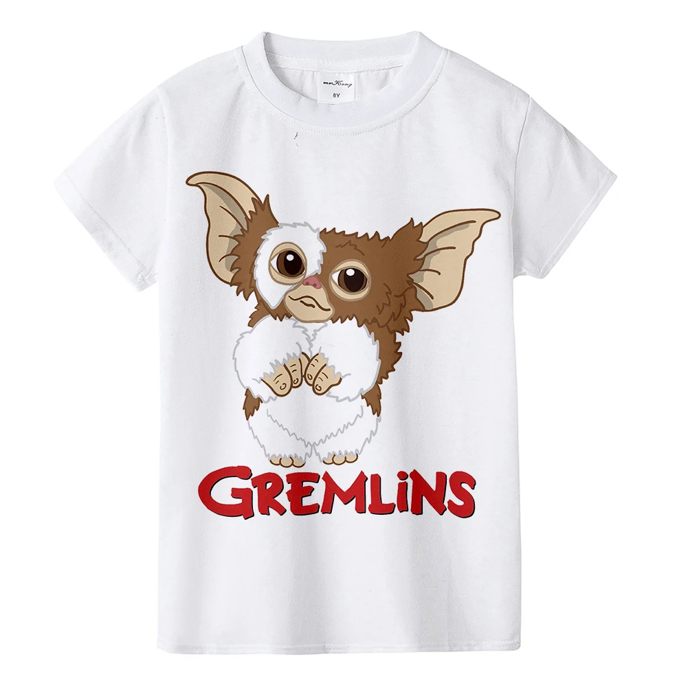 В году, новая детская футболка Gremlins Gizmo летняя футболка для маленьких мальчиков и девочек Забавные футболки с героями мультфильмов, Детская летняя одежда милый ребенок - Цвет: 9642