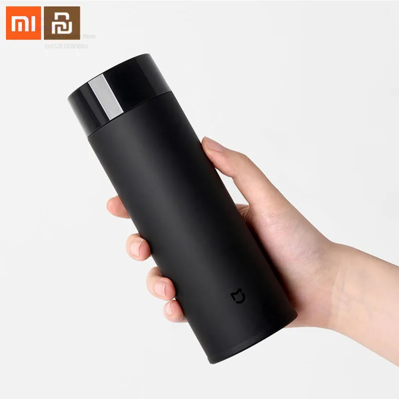 

Original xiaomi mini mug 4 color mijia insulation lock cold 350ml 190g stainless steel thermos smart water cup