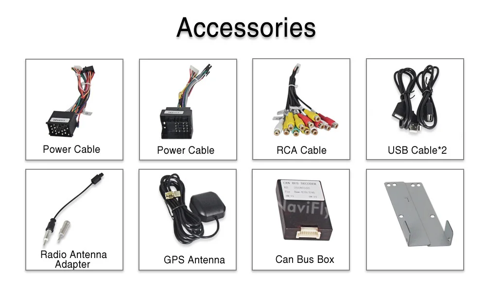 Best NaviFly Android 9.1 Car GPS DVD Navigation for BMW 5 series E39 X5 E53 Multimedia player Stereo Wifi Quad Core RAM 2G ROM 32G BT 6