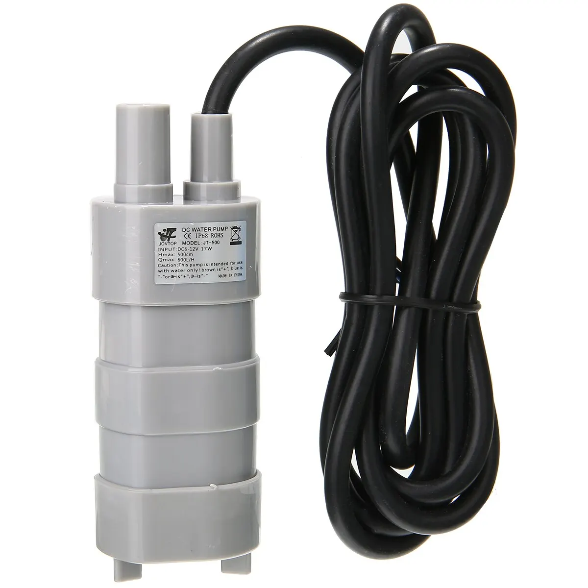 Grey Water Pump DC 12V For Fish Tank Change Water Camper Caravan Motorhome High Flow Submersible Water Pump 5M