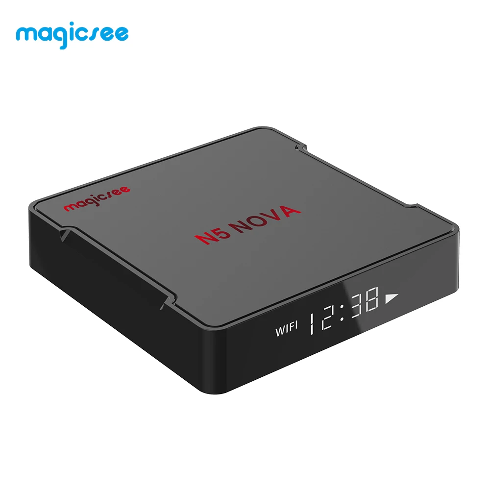 Magicsee N5 NOVA 4 Гб 64 Гб RK3318 четырехъядерный Android 9,0 Tv Box 2,4G 5G Wifi BT4.0 смарт-приставка 4K H.264 N5 MAX медиаплеер