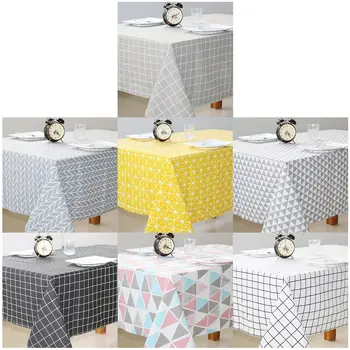 

Christmas Tablecloth Christmas Tree and Deer Linen and Cotton Fresh Table Cloth Modern Japanese Cotton Tablecloth