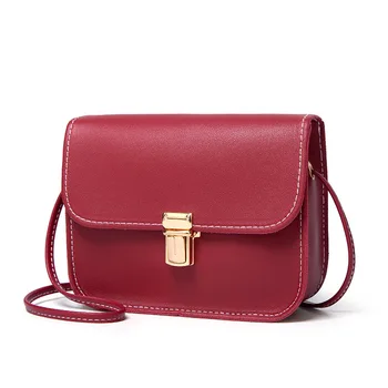 

Bag Women's Korean-style 2020 New Style Simple Fashion Candy Color Bullet Square Sling Bag Single-shoulder Crossbody Bag