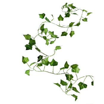 

2 Metre 20 LEDs Green Maple Leaf Rattan Garland String Light Wedding Party Christmas Decoration ,Warm White