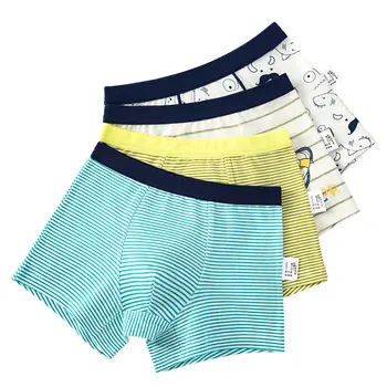 

Stripped Cartoon Boy Underwear Boxer Graphic Boy Cotton Underpanties Child Clothes for 3 4 6 8 10 12 14 Years Old OKU203018