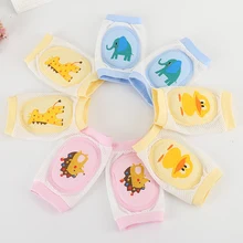 Новинка года; 1 пара; Детские Безопасные гольфы для малышей; короткий наколенник защита для ползающего ребенка