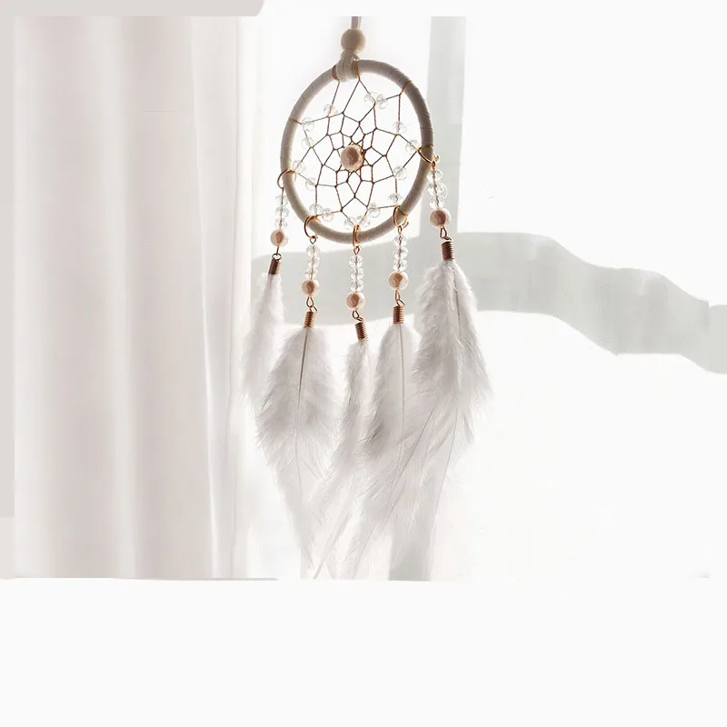 Wind Chimes Dream Catchers for Cars Rear View Mirror Mini Catcher Hanging Decorations Outdoor Sympathy | Дом и сад