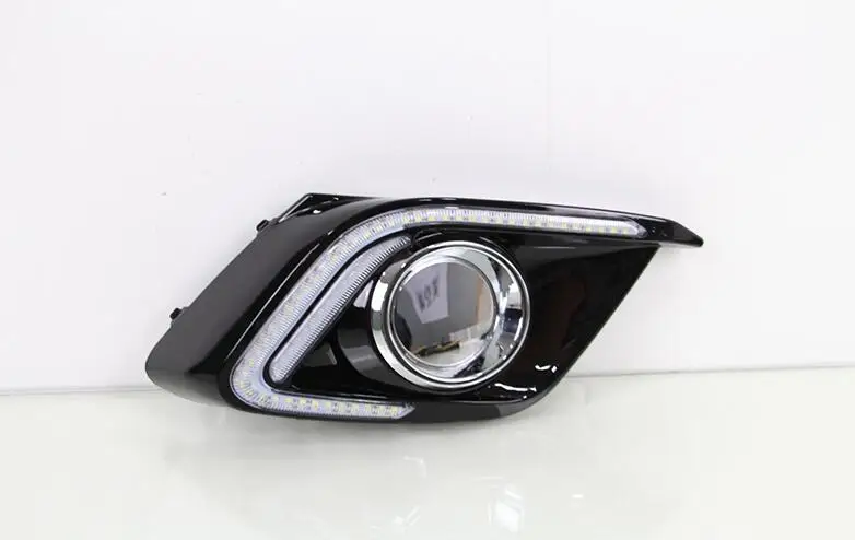 DRL для Mazda 3 azda3 Axela светодиодный DRL дневные ходовые огни Дневной светильник противотуманная фара с сигналом поворота светильник