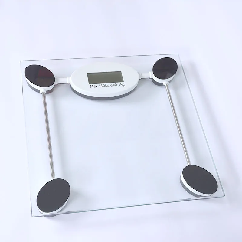 

New Style Electronic Scale Human jian kang cheng Transparent Scale Human Body Weight Scale Square Transparent Glass Processing
